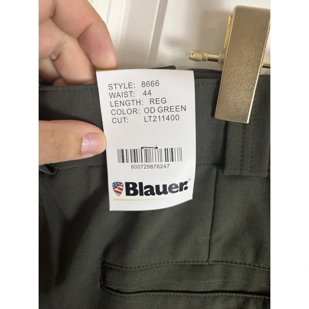 NWT!! Blauer 8666 Tactical Pants OD Green Cargo Work Uniform Combat, Sz 44regX37